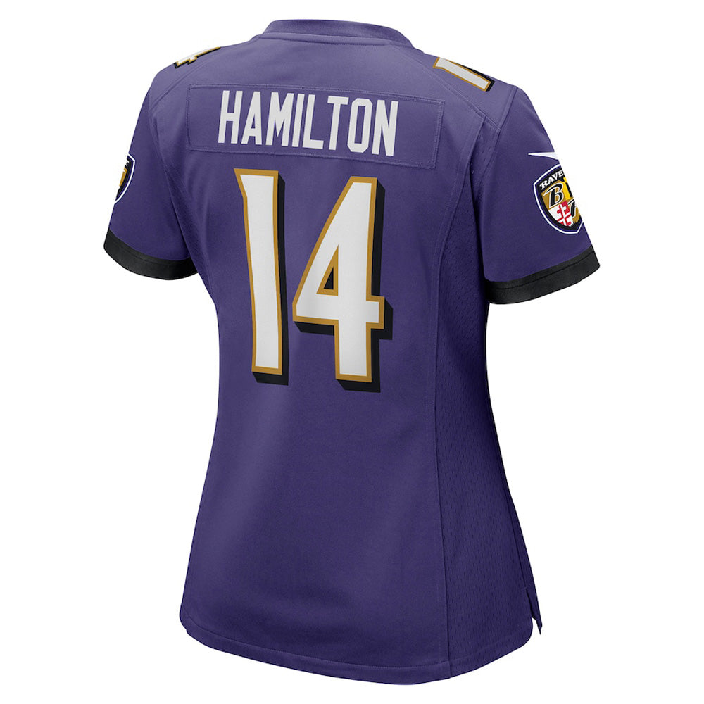 Women's Baltimore Ravens Kyle Hamilton Game Jersey - Purple