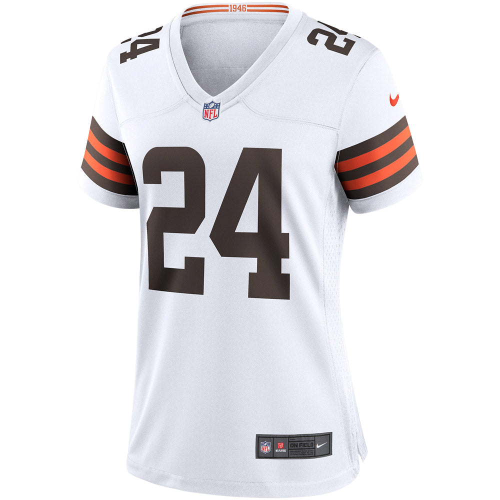 Women's Cleveland Browns Nick Chubb Game Jersey White