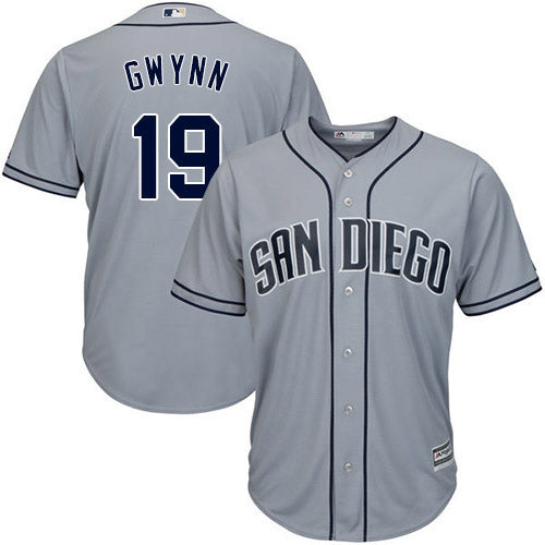 Men's San Diego Padres Tony Gwynn Replica Road Jersey - Gray