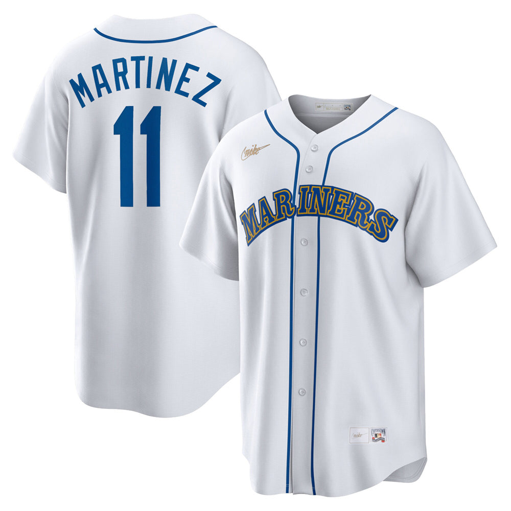 Men's Seattle Mariners Edgar Martinez Home Cooperstown Collection Player Jersey - White